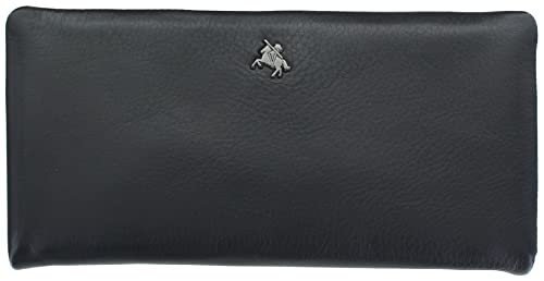 VISCONTI Como Collection Anna Leder Geldbörse CM70, Black Rhumba, Einheitsgröße, Modern von VISCONTI