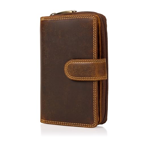 VISCONTI R13 Oil Tan bi-fold Women’s Purse, Colorado Combination Leather, Multicoloured Purse (CD-22) RFID Multicolour von VISCONTI