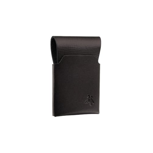 VISCONTI Raw Collection Origami-Leder Micro Cash/Card Ultra Slim Wallet Schwarz, Schwarz, Origami von VISCONTI