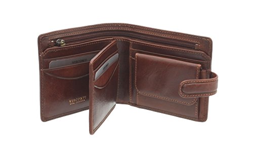 Visconti Tuscany-Kollektion Arezzo Brieftasche Leder - mit RFID-Schutz TSC42 so von VISCONTI