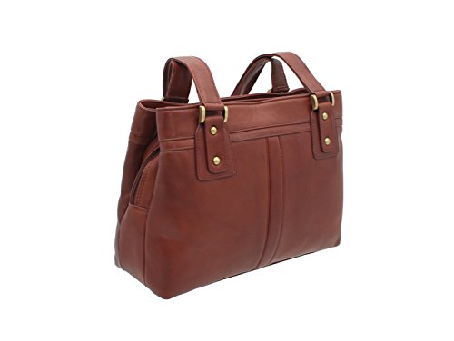 Visconti Clara (M) Leder Schultertasche 19476 Braun von VISCONTI