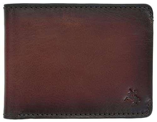 VISCONTI Montpellier Collection Vespa Leder Geldbörse RFID - Tap and Go MT90, Brüniertes Hellbraun, Einheitsgröße, Modern von VISCONTI