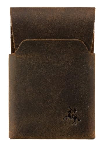 VISCONTI RAW Collection Origami-Leder Micro Bargeld/Kartenetui RW50, Oil Tan, Einheitsgröße, Minimalistisch von VISCONTI
