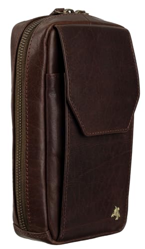 Visconti Sling Bags Collection Alex Small Leather Crossbody Bag S45, braun, Einheitsgröße von VISCONTI