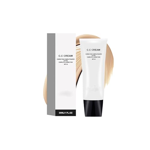 CC Cream Self Adjusting Mature Skin, CC Cream for Older Women, La Complexion Adjustment CC Cream Self Adjusting Mature Skin (Elfenbein, 11.8×4.7×2.1cm) von VISIOLEX