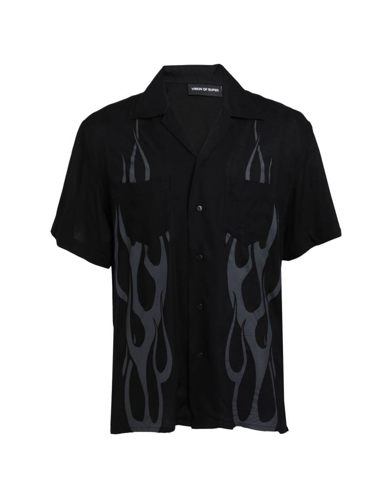VISION OF SUPER Hemd Herren Schwarz von VISION OF SUPER