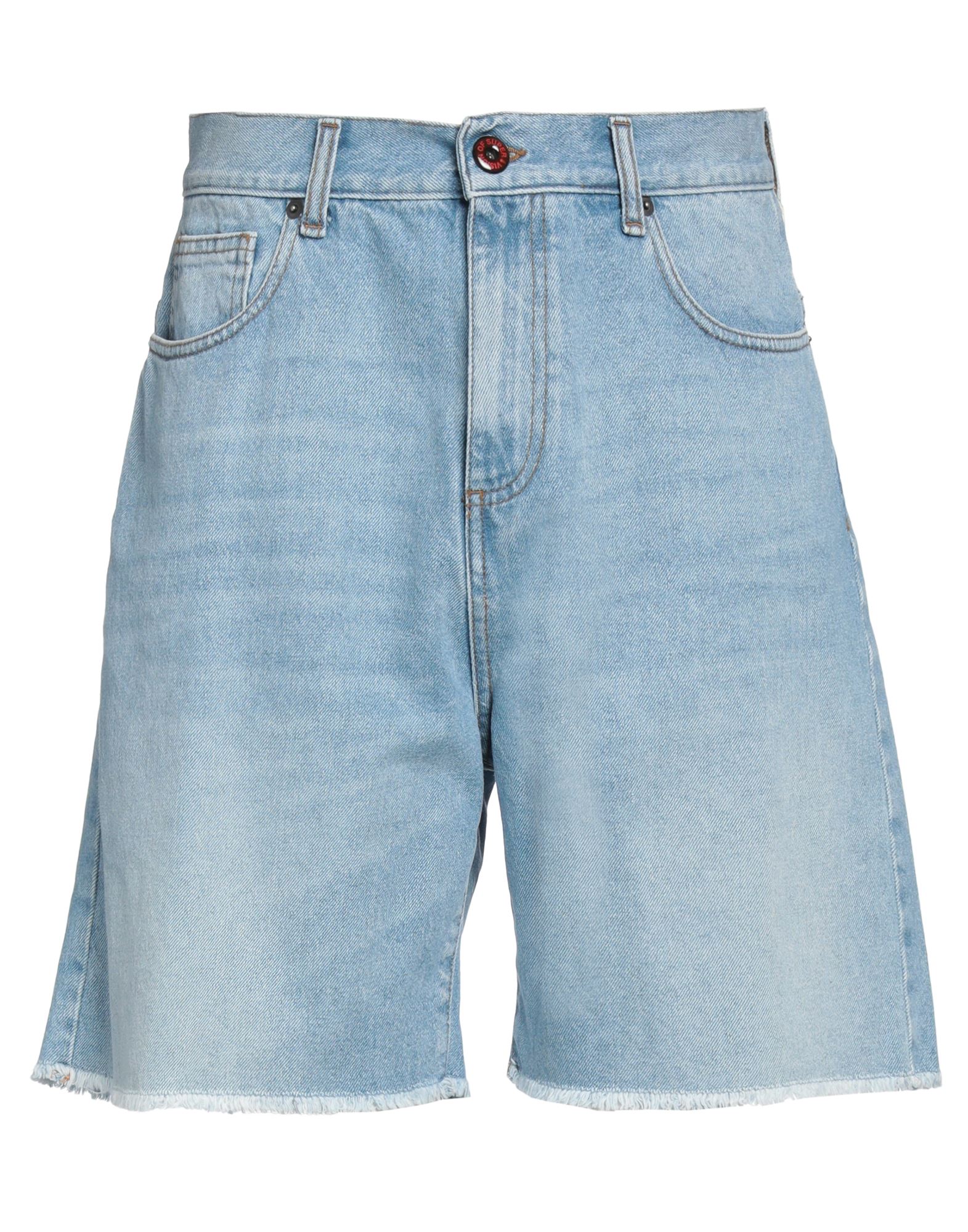 VISION OF SUPER Jeansshorts Herren Blau von VISION OF SUPER