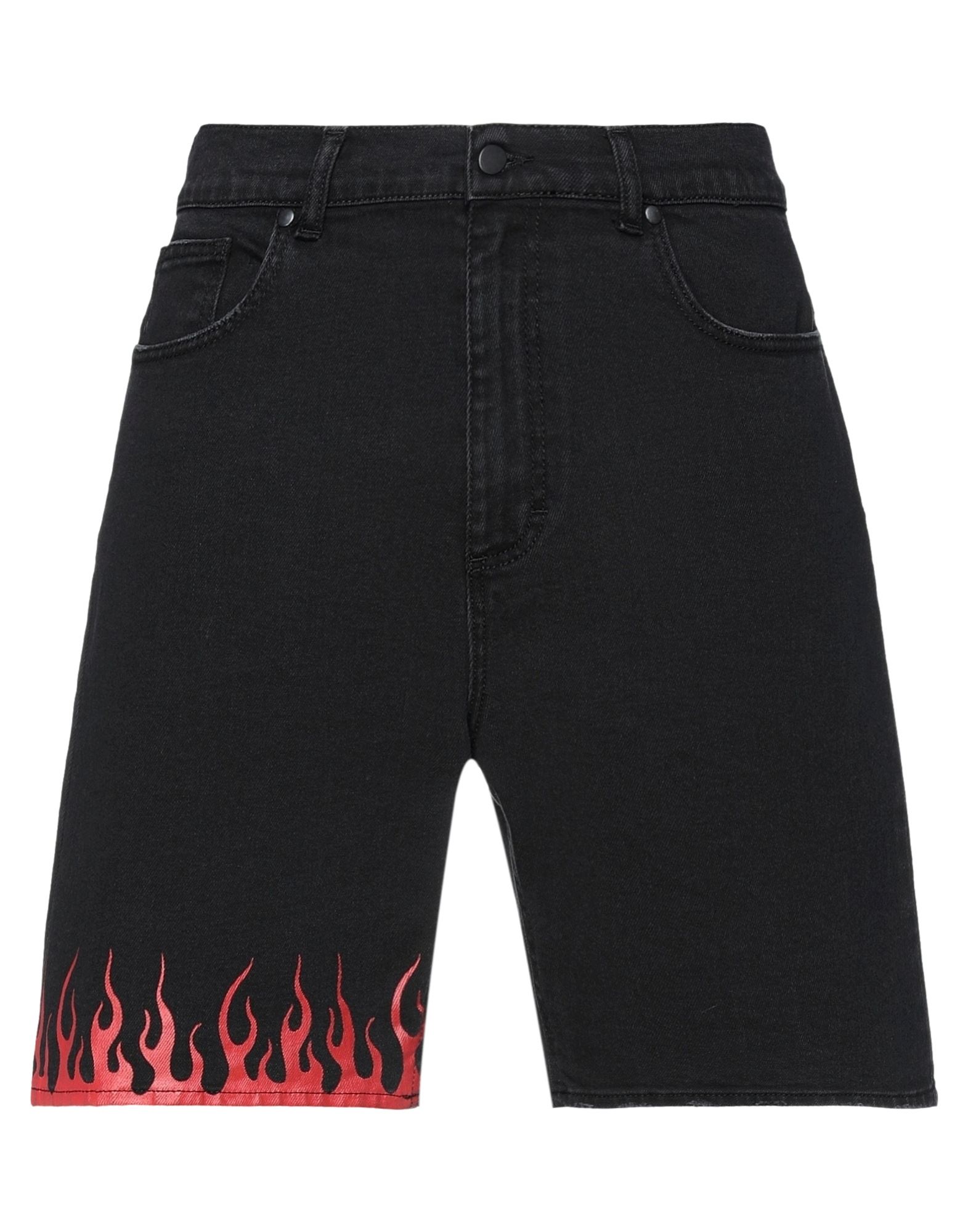 VISION OF SUPER Jeansshorts Herren Schwarz von VISION OF SUPER