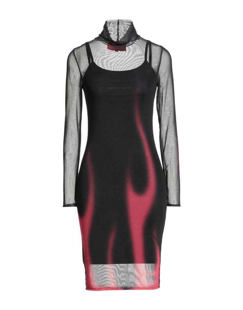 VISION OF SUPER Mini-kleid Damen Schwarz von VISION OF SUPER