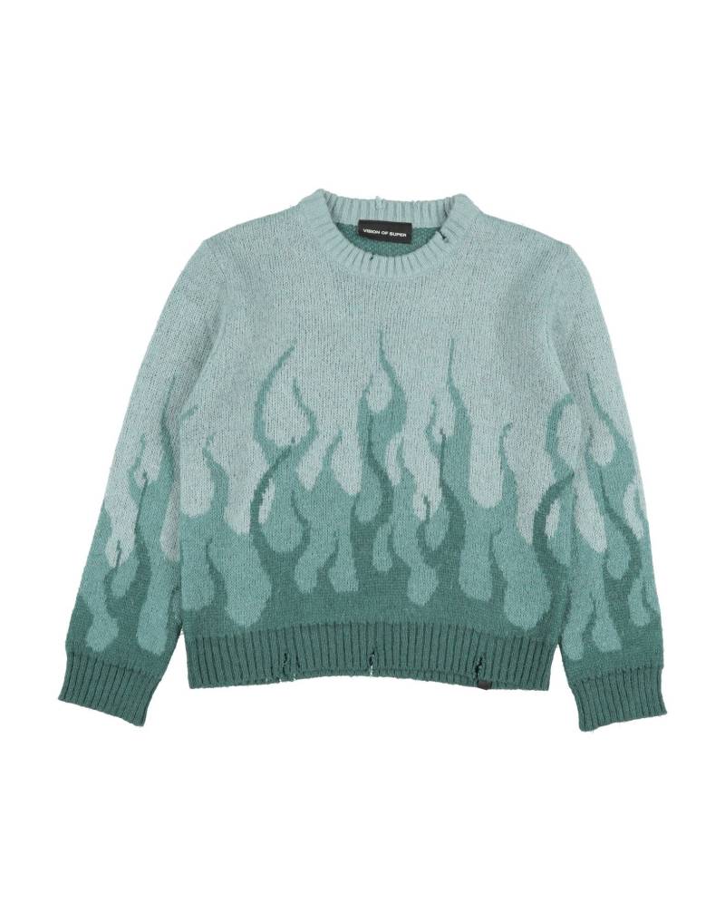 VISION OF SUPER Pullover Kinder Tūrkis von VISION OF SUPER