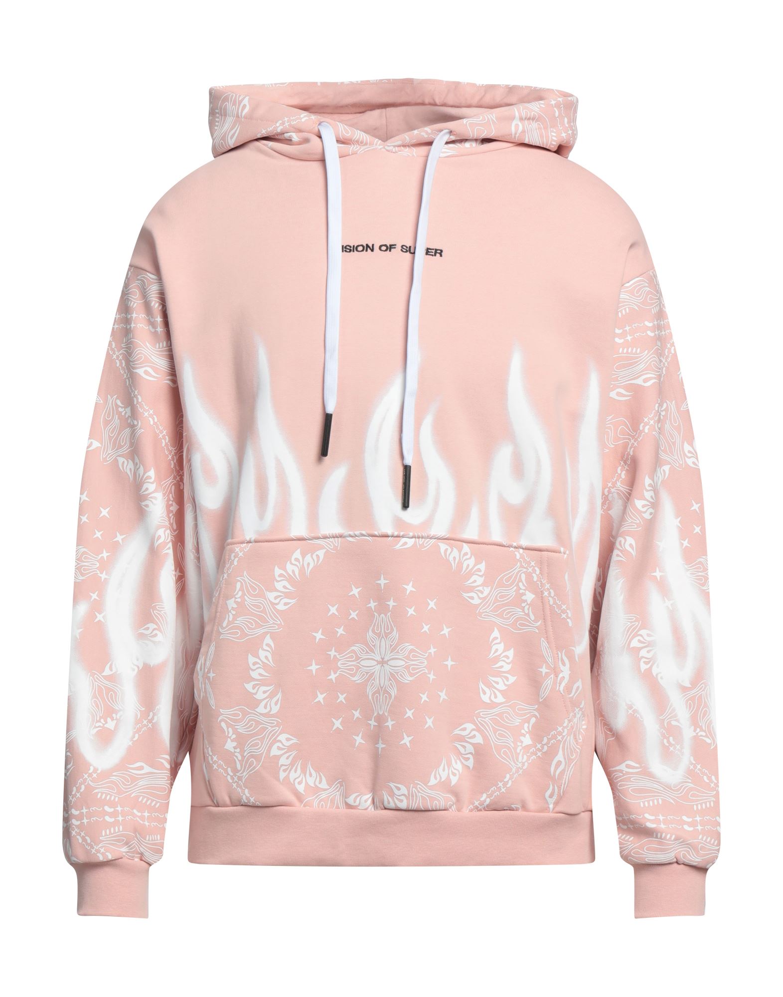 VISION OF SUPER Sweatshirt Herren Rosa von VISION OF SUPER