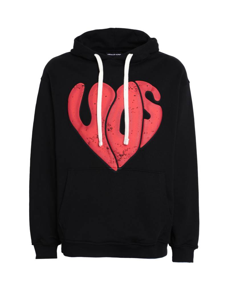 VISION OF SUPER Sweatshirt Herren Schwarz von VISION OF SUPER