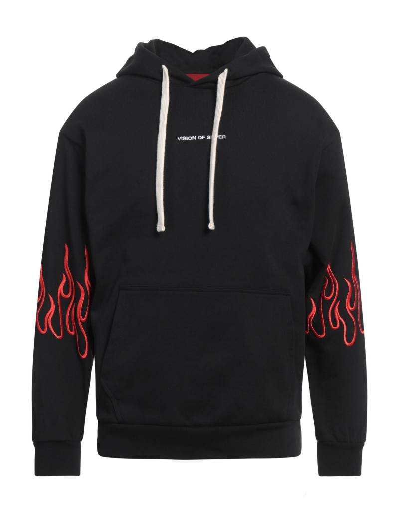 VISION OF SUPER Sweatshirt Herren Schwarz von VISION OF SUPER