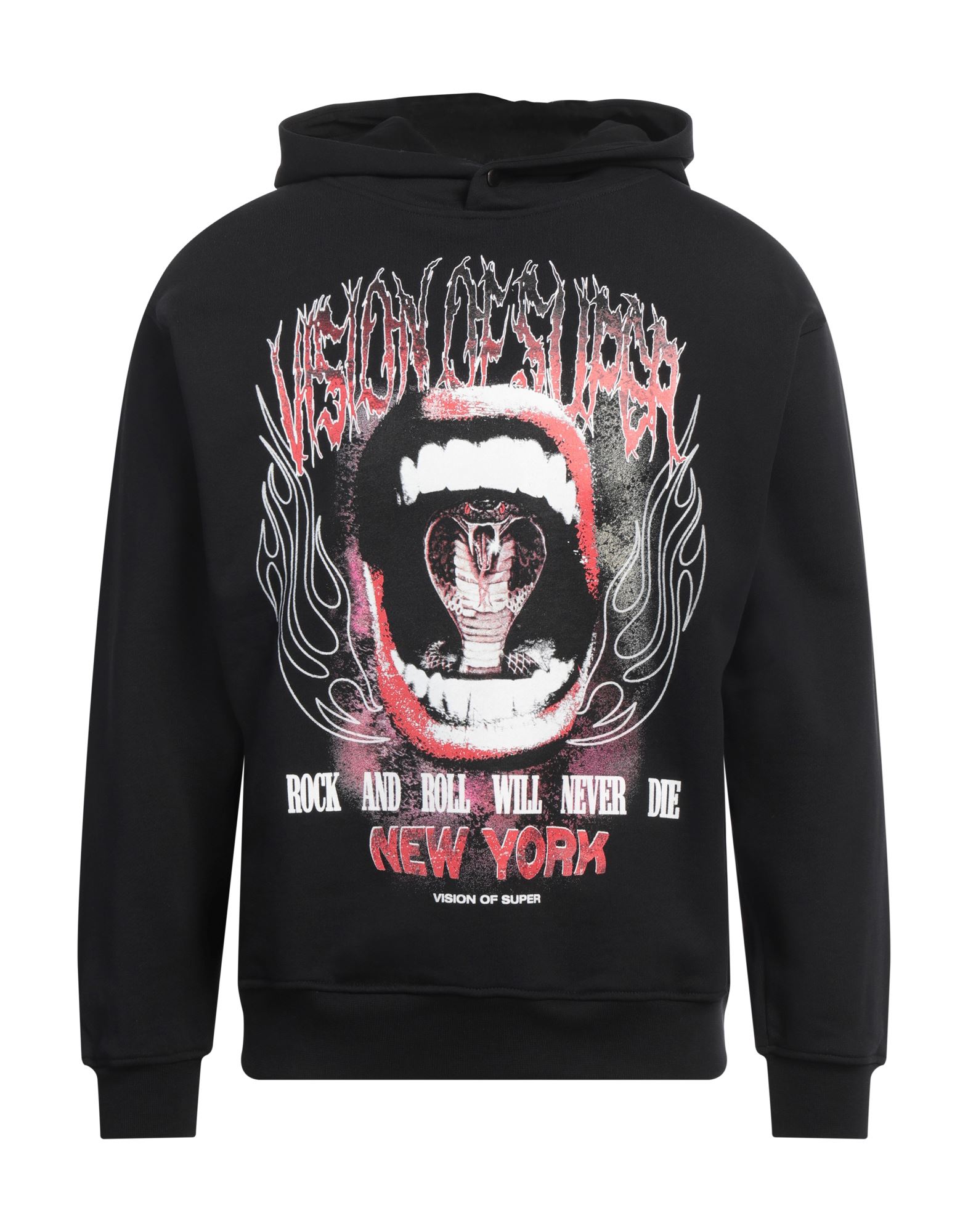 VISION OF SUPER Sweatshirt Herren Schwarz von VISION OF SUPER