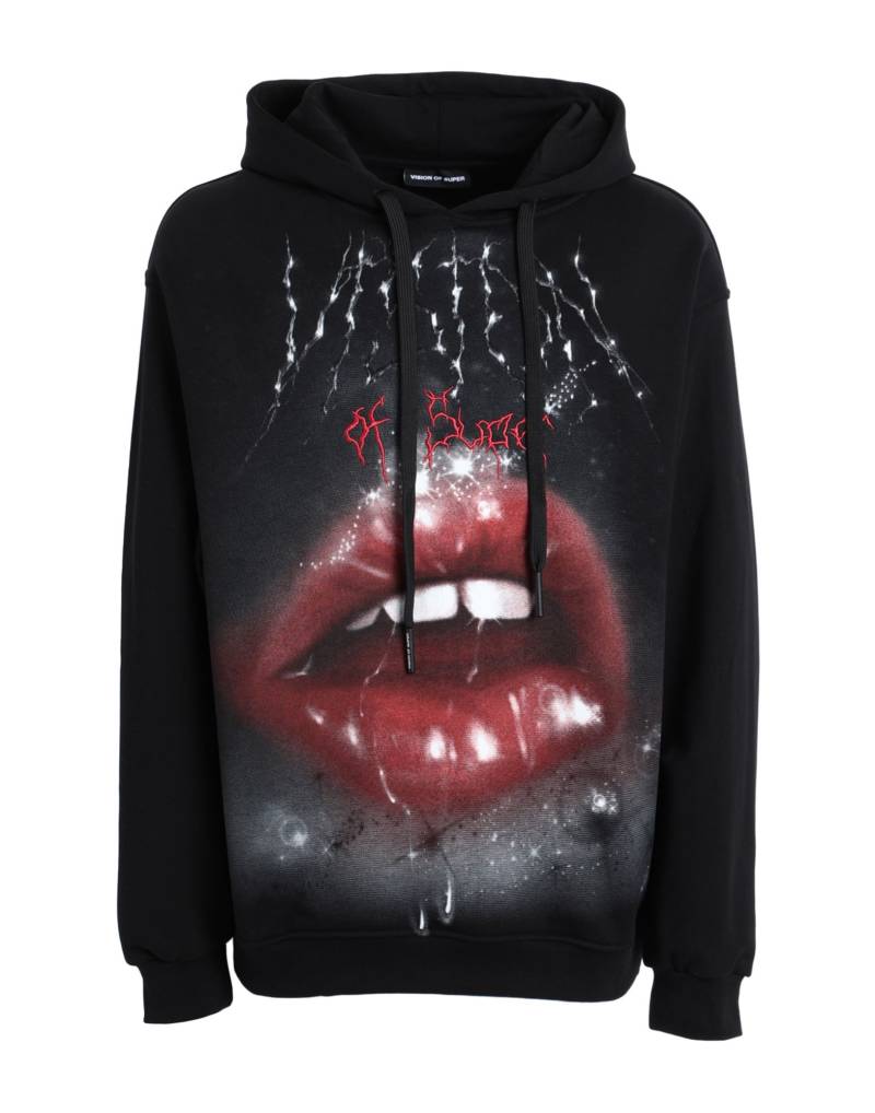 VISION OF SUPER Sweatshirt Herren Schwarz von VISION OF SUPER