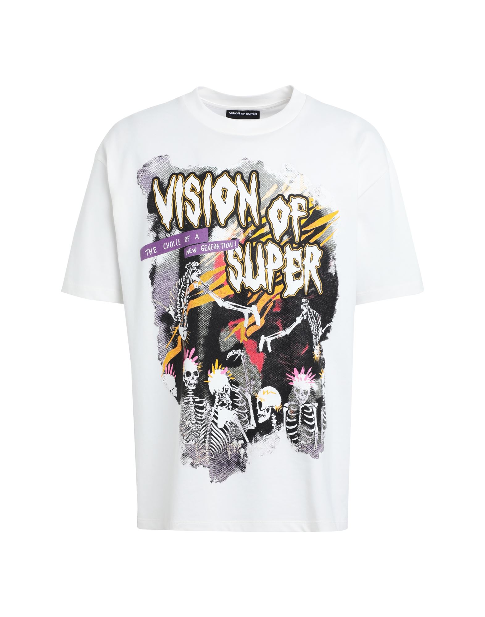 VISION OF SUPER T-shirts Herren Weiß von VISION OF SUPER