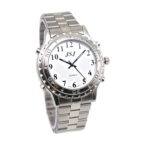 Armbanduhr mit französischer Sprachausgabe und Quarz-Wecker von VISIONU