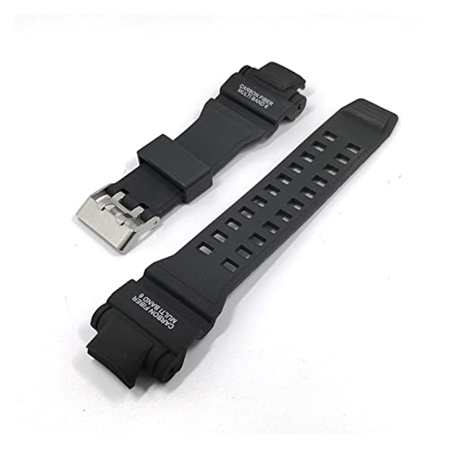 Silikonband for Casio fit for G-Shock Multi-Band 6 Smart Watch Wasserdichte schwarze Armbänder Edelstahlschnalle Armbandstricken von VISIYUBL