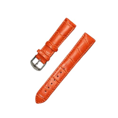 VISIYUBL 20 22mm Uhrenband for Samsung-Gang S3 Sport S2 S4. Fit for Galaxy 46mm Active Band Fit for Amazfit Stratos 2 / 2S Uhrenarmband Ersatz (Color : Orange, Size : 22mm) von VISIYUBL