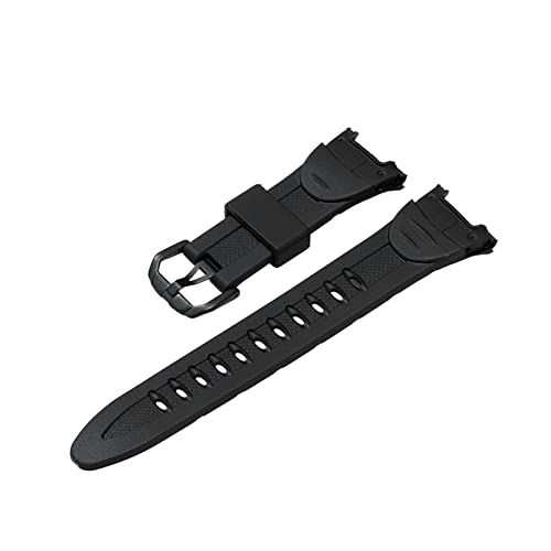 VISIYUBL Austauschbares Uhrenarmband aus Kunstharz for PRG-50/PRG-60 (Color : Black 2, Size : 20mm) von VISIYUBL