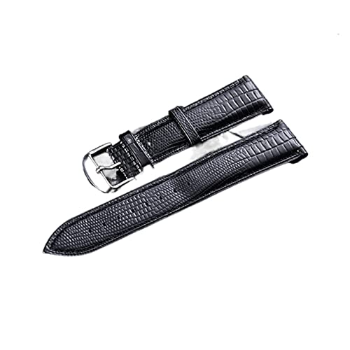 VISIYUBL Fashion Watch Band Leder Armband Uhr Accessoires Pin Schnalle Gurtgürtel Marke Frauen Watch Watch Watch (Color : Black, Size : 12mm) von VISIYUBL