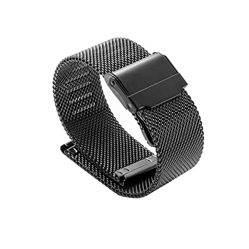VISIYUBL Milanes Loop Watch Armband 18mm 20mm Uhrenband for Platz for Dw Fit for Daniel Wellington Edelstahlband 12 mm 14mm 16mm 16 mm 22 mm Breite (Color : Black, Size : 14mm) von VISIYUBL