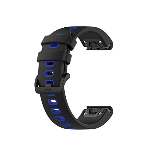 VISIYUBL Mode dauerhafte Anti-Fall-Uhr-Armband for Garmin Fit for Fenix 6x 5x. Fit for Saphir GPS Pro. FENIX5X PUBS Wasserdichte Ersatzarmbandband (Color : 3, Size : Fenix 6X GPS) von VISIYUBL