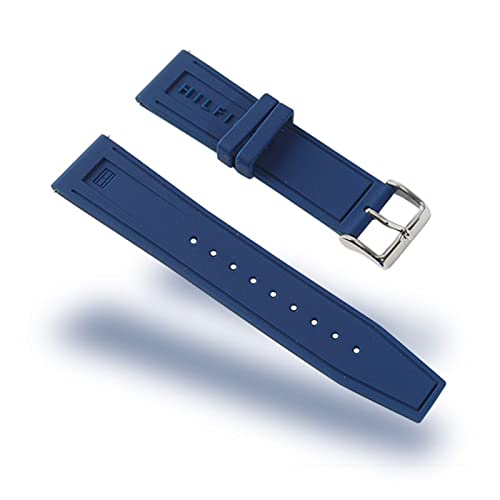 VISIYUBL Navy Blue Quick Release Watch-Bands 22mm Weiche Silikon-Ersatzuhr-Gurte von VISIYUBL