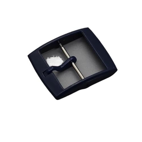 VISIYUBL Pin Schnalle Kunststoff Schnalle Fit for Swatch Button Uhr Zubehör 16mm 19mm 20mm Verschluss Harz Bunte uhr Band Pin Uhr Schnalle(Navy,Inside Size-19mm) von VISIYUBL