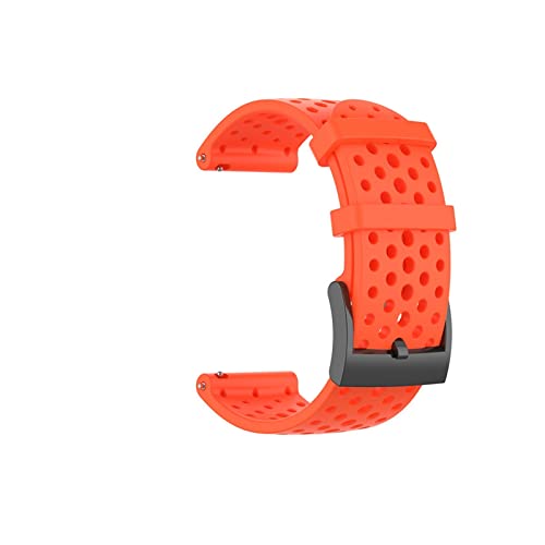 VISIYUBL Silikon Watch Strap Spartan Sport Wasserdichte Handgelenk Hr/Baro Sweatproof-Band Fit for Suunto 9 D5 Ersetzen Sie Uhrband 24mm Fit for Suunto (Color : Blue Pink, Size : Men Size) von VISIYUBL