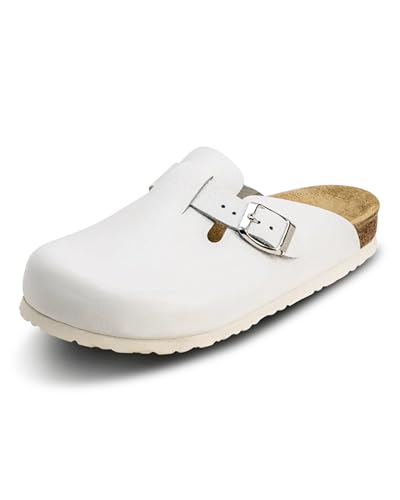 VITAFORM Clog Vollrindleder Formstark weiß, 48 von VITAFORM