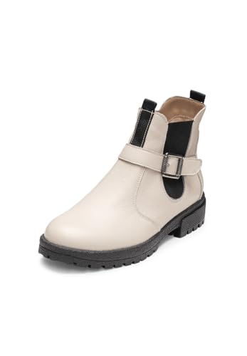 VITAFORM Stiefelette Softnappaleder Soft Creme, 38 von VITAFORM