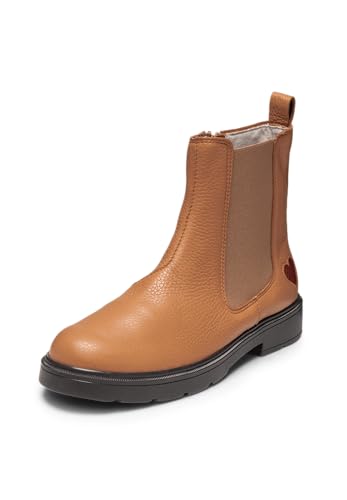 VITAFORM Chelsea Boots Damen Gefüttert - Feinstes Hirschleder aus Italien - Praktisch mit Reißverschluss - Perfekte Damen Schuhe Herbst beige/taupe 39 von VITAFORM