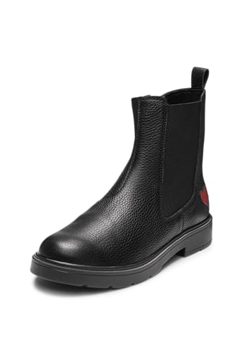 VITAFORM Chelsea Boots Damen Gefüttert - Feinstes Hirschleder aus Italien - Praktisch mit Reißverschluss - Perfekte Damen Schuhe Herbst schwarz 37 von VITAFORM