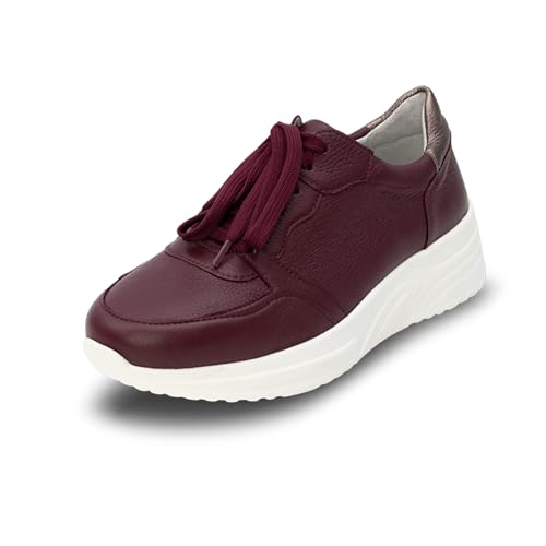 VITAFORM Damen Sneaker aus italienischem Hirschleder - Sneaker Damen Leder - Extra Bequeme Damen Schuhe Beere/lila 41 VITAFORM Damen Sneaker aus italienischem Hirschleder - Sneaker Damen Leder - Extra Bequeme Damen Schuhe Beere/lila 41 von VITAFORM