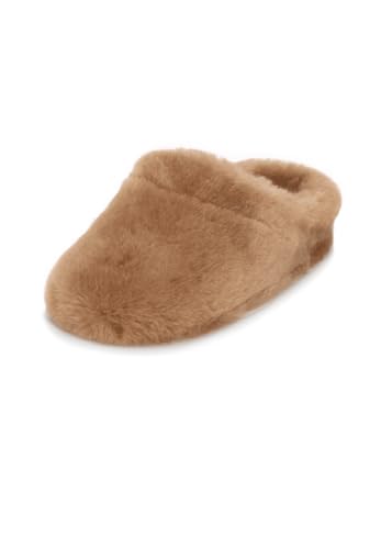 VITAFORM Echte Lammfell Hausschuhe Damen - Warme Hausschuhe Damen - Gefütterte Hausschuhe Damen Winter - Weiches Lammfell Innen und Außen beige/taupe 38 von VITAFORM