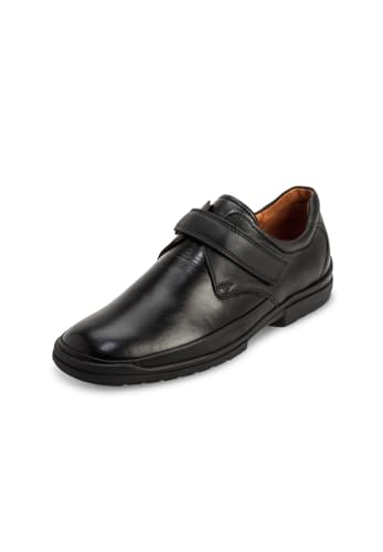 VITAFORM Kletter Herren Weite H Echt Leder Stretch schwarz, 39 von VITAFORM