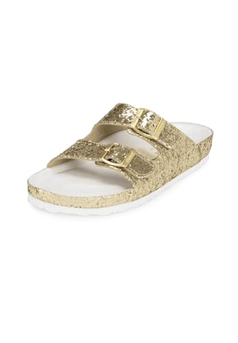 VITAFORM Pantoletten Damen Weite H Stretch Gold, 38 VITAFORM Pantoletten Damen Weite H Stretch Gold, 38 von VITAFORM
