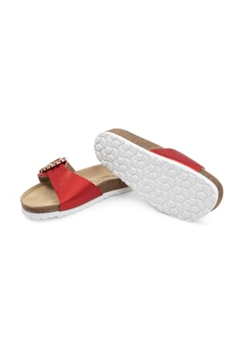 VITAFORM Pantoletten Damen Weite H Vollrindleder brilliantrot, 41 VITAFORM Pantoletten Damen Weite H Vollrindleder brilliantrot, 41 von VITAFORM