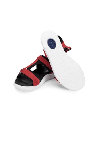 VITAFORM Sandalen Damen Weite H Veloursleder rot, 41 VITAFORM Sandalen Damen Weite H Veloursleder rot, 41 von VITAFORM