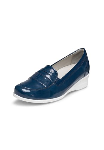 VITAFORM Slipper Damen Weite H Echt Leder Stretch blau, 42 VITAFORM Slipper Damen Weite H Echt Leder Stretch blau, 42 von VITAFORM