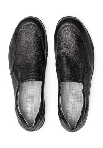 VITAFORM Slipper Herren Weite H Hirschleder schwarz, 39 VITAFORM Slipper Herren Weite H Hirschleder schwarz, 39 von VITAFORM