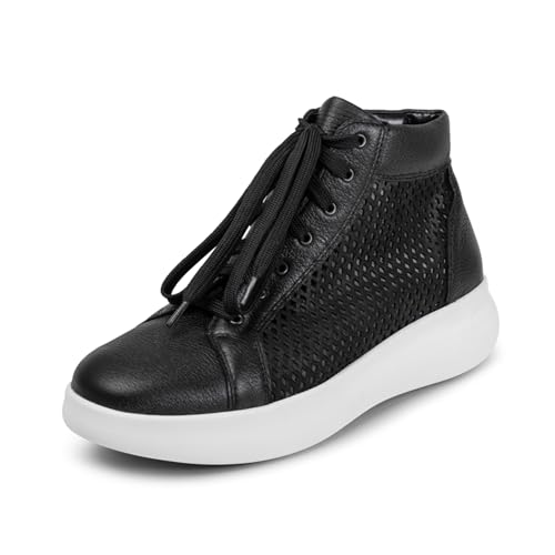VITAFORM Sneaker Damen Leder - Damen Sneaker aus italienischem Hirschleder - Bequeme Damen Schuhe schwarz 39 VITAFORM Sneaker Damen Leder - Damen Sneaker aus italienischem Hirschleder - Bequeme Damen Schuhe schwarz 39 von VITAFORM