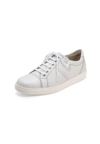VITAFORM Sneaker Herren Weite G Hirschleder weiß, 45 von VITAFORM