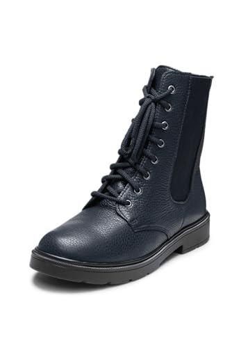 VITAFORM Stiefeletten Damen Gefüttert - Winterschuhe Damen - Warme Stiefel Gefüttert für den Winter blau 38 von VITAFORM