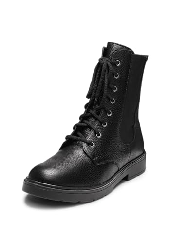 VITAFORM Stiefeletten Damen Gefüttert - Winterschuhe Damen - Warme Stiefel Gefüttert für den Winter schwarz 37 von VITAFORM