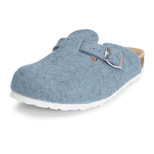 VITAFORM Warme Hausschuhe Damen Filz - Atmungsaktive Pantolette als Filzpantoffeln, Hüttenschuhe oder Schlappen - Made in Germany VITAFORM Warme Hausschuhe Damen Filz - Atmungsaktive Pantolette als Filzpantoffeln, Hüttenschuhe oder Schlappen - Made in Germany von VITAFORM