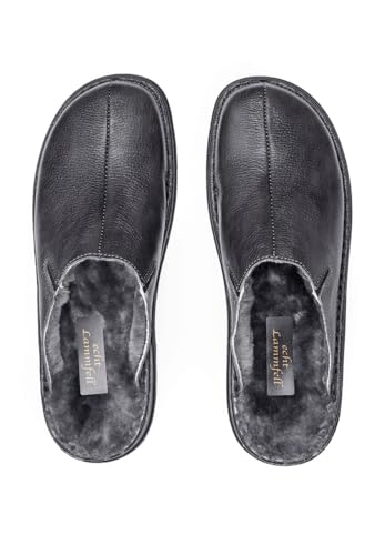 VITAFORM Warme Hausschuhe Winter - Clogs für Damen - Lammfell-gefütterte Hausschuhe Graphit, 39 VITAFORM Warme Hausschuhe Winter - Clogs für Damen - Lammfell-gefütterte Hausschuhe Graphit, 39 von VITAFORM