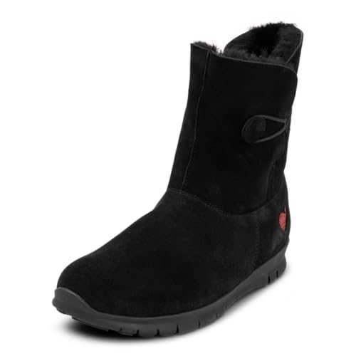 VITAFORM Winterboots Damen gefüttert – Gefütterte Stiefel für Damen – Rutschhemmend, Leicht und besonders Warm schwarz 38 von VITAFORM