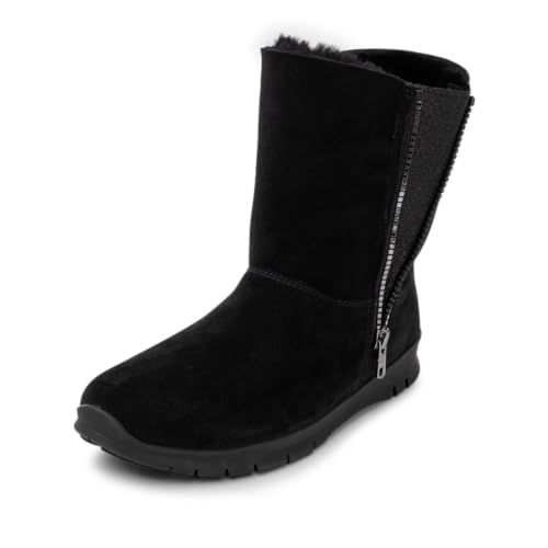 VITAFORM Winterstiefel Damen gefüttert - Gefütterte Stiefel für Damen - Rutschhemmend, Leicht und besonders Warm schwarz 39 von VITAFORM